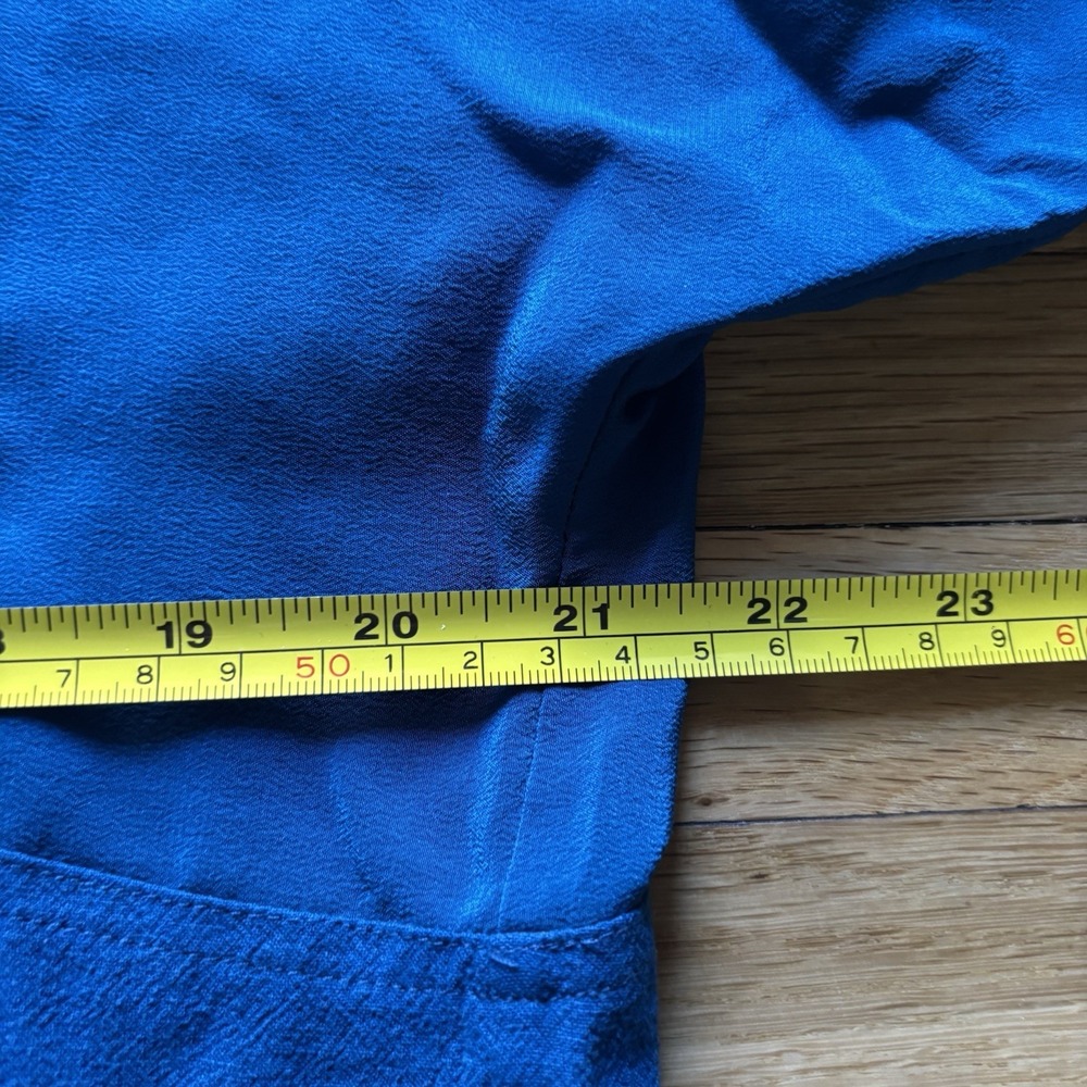 Poetry Deep Blue Button-Front Tunic - Picture 8 of 10